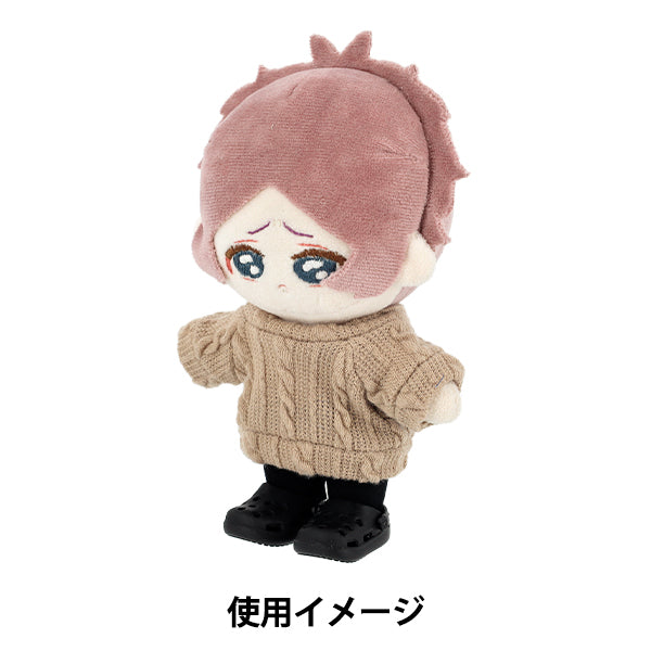 ぬいぐるみ衣装 『推しぬいアイテム サンダル ブラック Mサイズ YOSK-07-B』