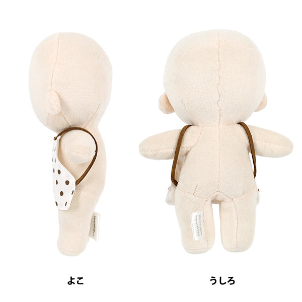 ぬいぐるみ衣装 『推しぬいアイテム エプロン ブラウンドット Mサイズ YOSK-12-B』