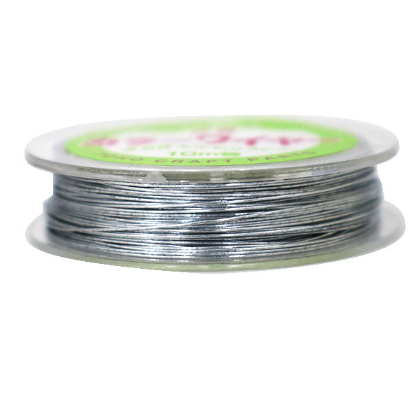 PerlenDraht "Eisenfarbe Draht#28 (0,35 mm) 10 Volumen Silber" Toho Perlen Toho Perlen