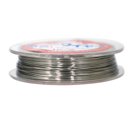 ビーズワイヤー 『ステンレス製 カラーワイヤー#31 (0.29mm) 10巻 シルバー』 TOHO BEADS トーホービーズ