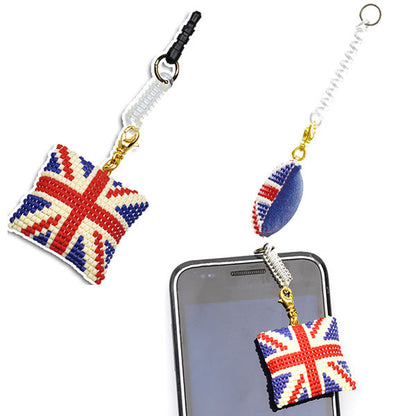 PerlenKit "DelicaPerlenHergestellt in der flauschigen Smartphone Cleaner Kit Hoshijo Flag (British Flag) BFK-356 "Miyuki Miyuki