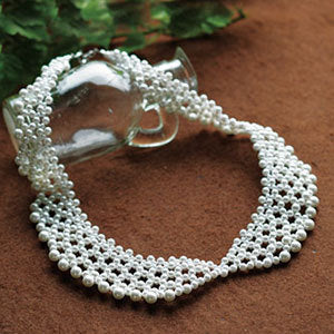 ビーズキット 『付け襟ネックレスキット フェミニンレース BFK-365』 MIYUKI ミユキ