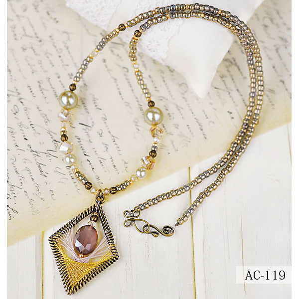 Kit perline "Collezione accessoria Styling Necklace Hishi / Beige Ac-119" Toho perline toho perle