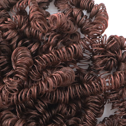 مادة تعليقة الدمية "شعر مجعد 6 ملم بني قهوة CM-250"" بانامي بانامي تاكاجي للنسيج