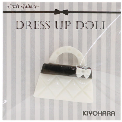 مادة سحر الدمية “حقيبة يد الدمية باللون الأبيض DUD-13" KIYOHARA
