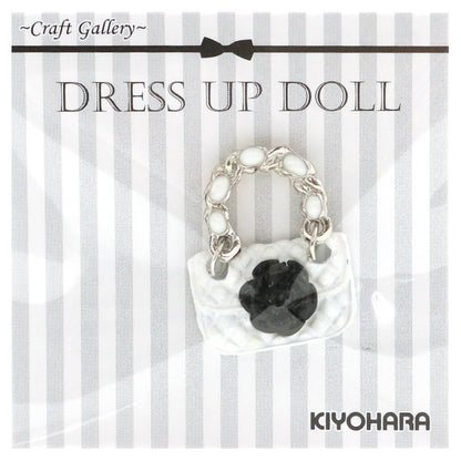 مادة سحر الدمية “حقيبة كتف الدمية باللون الأبيض DUD-15" KIYOHARA