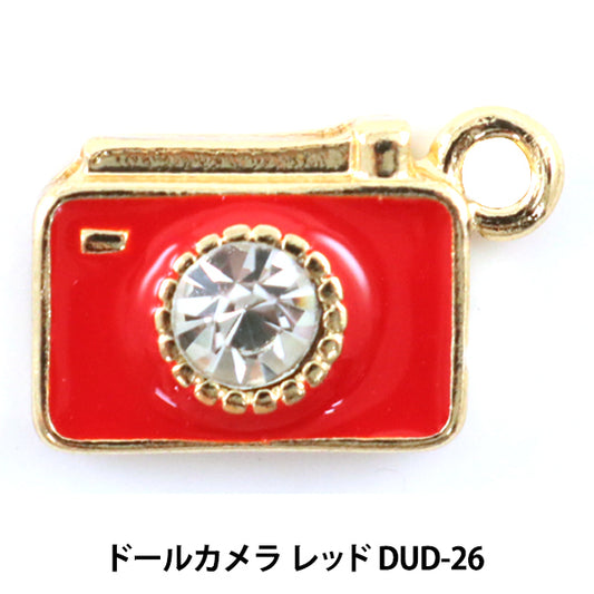 Doll charm material "doll parts camera red" KIYOHARA