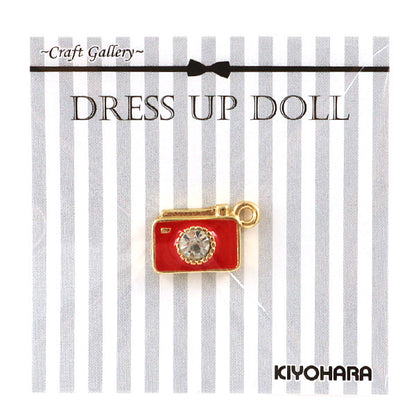 ドールチャーム素材 『ドールパーツカメラ レッド』 KIYOHARA 清原