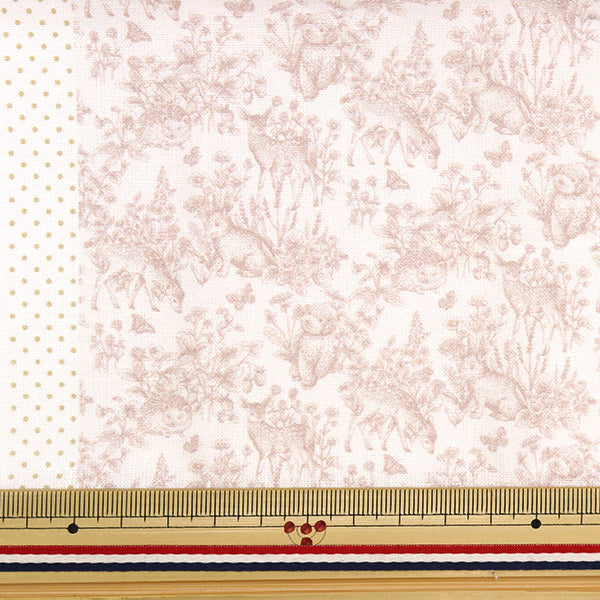 Fabric "miniCut Cloth Garden pink about 31cm x 32cm NRF-01MC" KIYOHARA