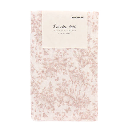 Fabric "miniCut Cloth Garden pink about 31cm x 32cm NRF-01MC" KIYOHARA