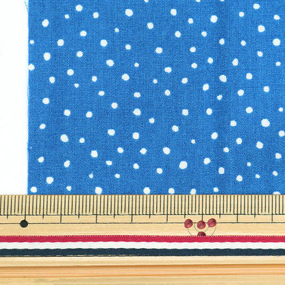 Tissu "Dot MiniTissu coupé Bleu céruléen environ 31 cm x 32 cm LCDF-02MC-CRBL" KIYOHARA