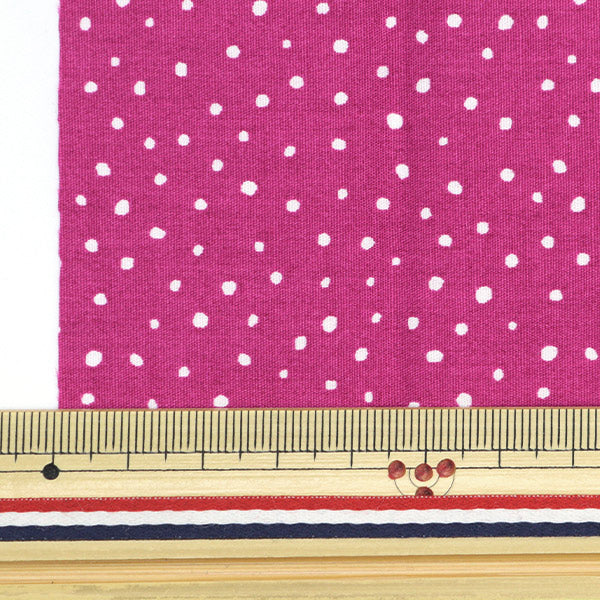 الأقمشة ``نقطة صغيرةقماش مقطوع اللون الوردي الفوشيا حوالي 31 سم × 32 سم LCDF-02MC-FP" KIYOHARA
