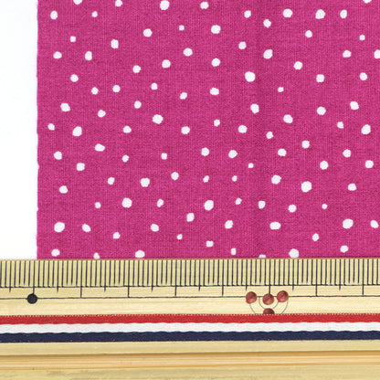 الأقمشة ``نقطة صغيرةقماش مقطوع اللون الوردي الفوشيا حوالي 31 سم × 32 سم LCDF-02MC-FP" KIYOHARA
