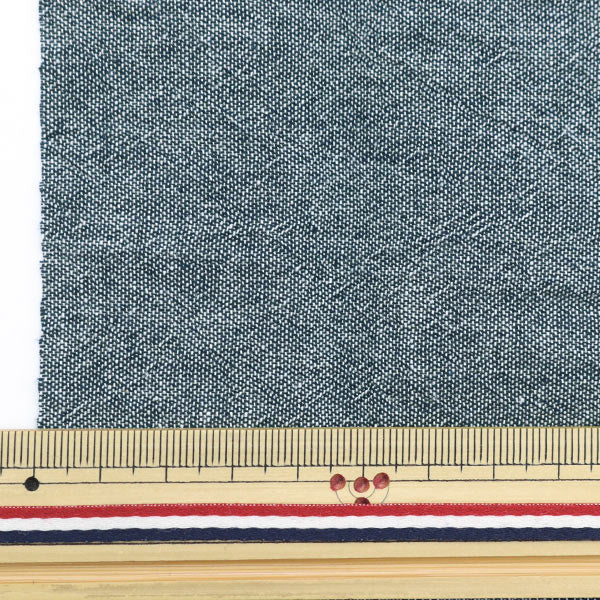 천・원단 "Shambremini컷 천 남색 약 31cm x 32cm LCDF-03MC-NV" KIYOHARA