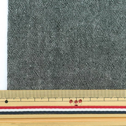 生地 『シャンブレーミニカットクロス ブラック 約31cm×32cm LCDF-03MC-BK』 KIYOHARA 清原