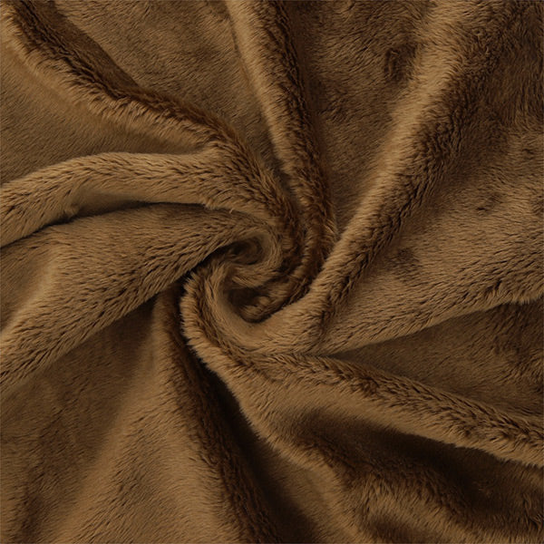 천・원단 "바느질천 5mm 보아 약 70cm x 30cm 코코아 브라운 NUIF-04C" KIYOHARA