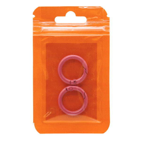 Handicraft hardware "Color Carabiner Small 2 pieces Red OSH-11" KIYOHARA