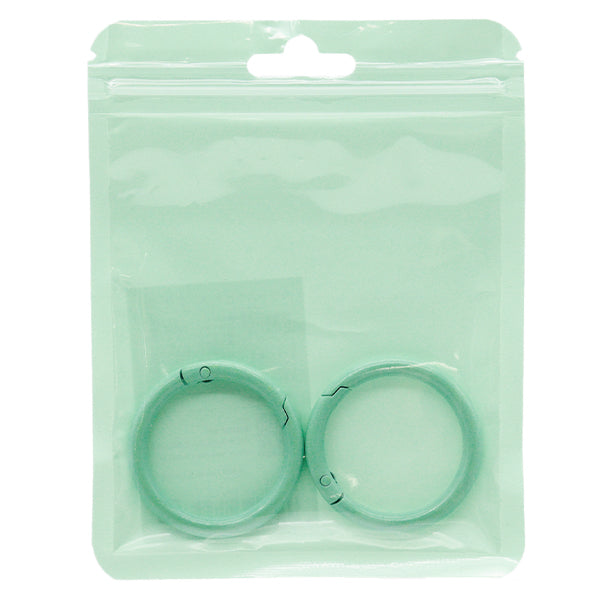 手工艺金属配件“彩色卡拉比纳大2个绿色OSH-10”" KIYOHARA