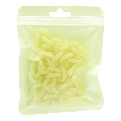 수예금속 피팅 "컬러 체인 길이 65cm 노란색 OSH-09" KIYOHARA