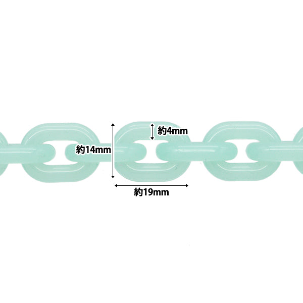 Handicraft Hardware "طول سلسلة الألوان 65 سم أخضر OSH-09" KIYOHARA
