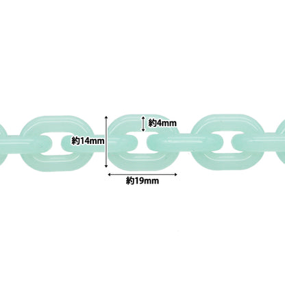 Handicraft Hardware "طول سلسلة الألوان 65 سم أخضر OSH-09" KIYOHARA
