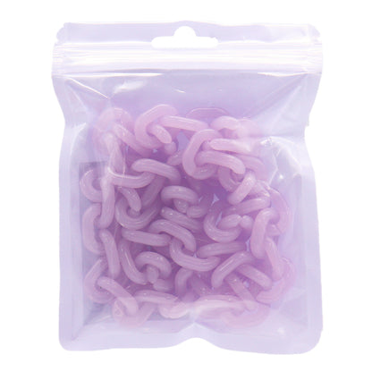 手工艺品“彩色链条长65cm紫色OSH-09”" KIYOHARA