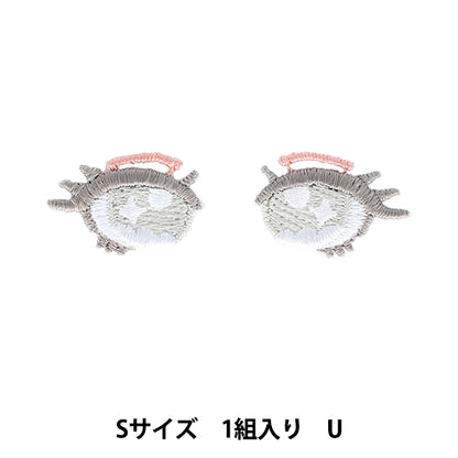 ワッペン 『ぬいフェイスワッペンwawaちゃん Sサイズ U NUIW-60』 KIYOHARA 清原