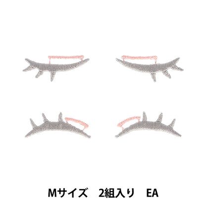 ワッペン 『ぬいフェイスワッペンwawaちゃん Mサイズ EA NUIW-55』 KIYOHARA 清原