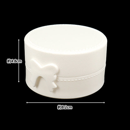 手芸パーツ 『デコレーションベース ラウンドボックス ホワイト DW-24』 KIYOHARA 清原