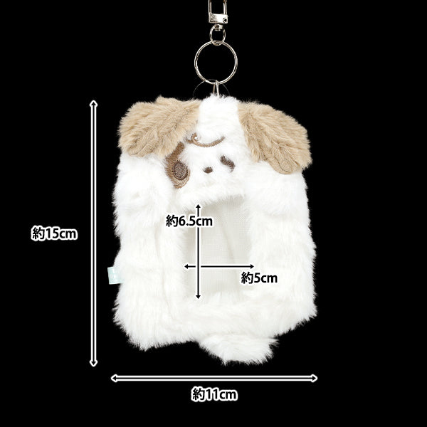 生活雑貨 『もこもこトレカケース いぬ YTC2501-21』