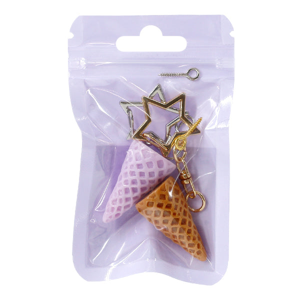 Piezas cremosas de arcilla "Deco Whip Sweets Keychain Soft Cream 2 DW-27" KIYOHARA