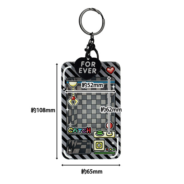 Articoli per la casa "Custodia per carte collezionabili in acrilico Retro UFO Catcher Nero YTC2503-09"