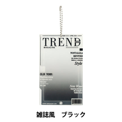 Household goods "Acrylic trading card case magazine style black YTC2503-15”