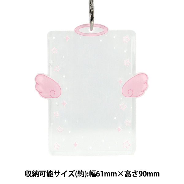 Household goods "Acrylic trading card case angel pink YTC2503-18”
