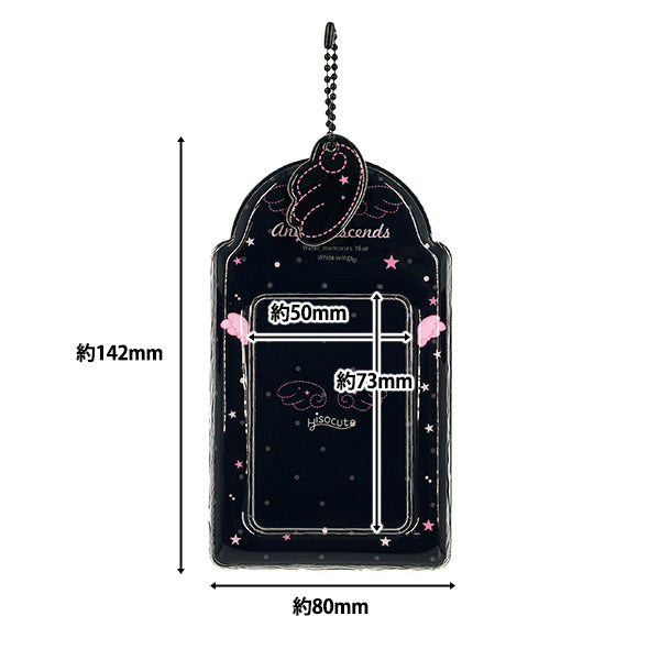 Household goods "Trading card case angel dot black YTC2503-21”