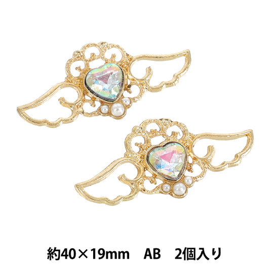 Handicraft parts "Angel charm AB Aurora AJP-25"