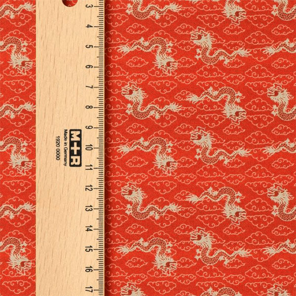 生地 『ちいさな世界のちいさな生地 スムースニット 約38×38cm チャイナ柄 TTN-19』