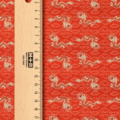 生地 『ちいさな世界のちいさな生地 スムースニット 約38×38cm チャイナ柄 TTN-19』