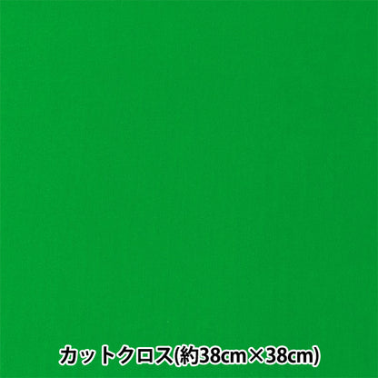 生地 『ちいさな世界のちいさな生地 スムースニット 約38×38cm 無地 グリーン TTNM-16』