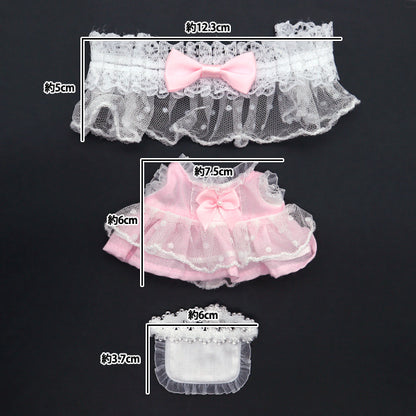 Vêtements de jouets en peluche "Ensemble de robe bleu m taille MPA-25B"