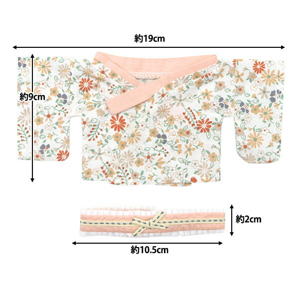 Ropa de peluche "Kimono Flower Pattern Pink L Tamaño MPA-20B"