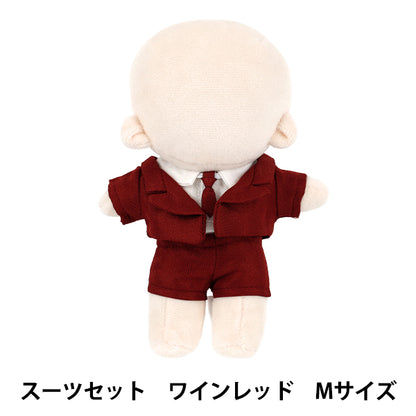 ぬいぐるみ衣装 『mpa スーツセット Mサイズ ワインレッド MPA-171B』
