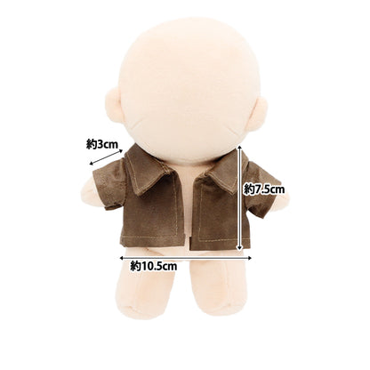 Plush clothes "mpa select leather jacket brown L size MPA-34"