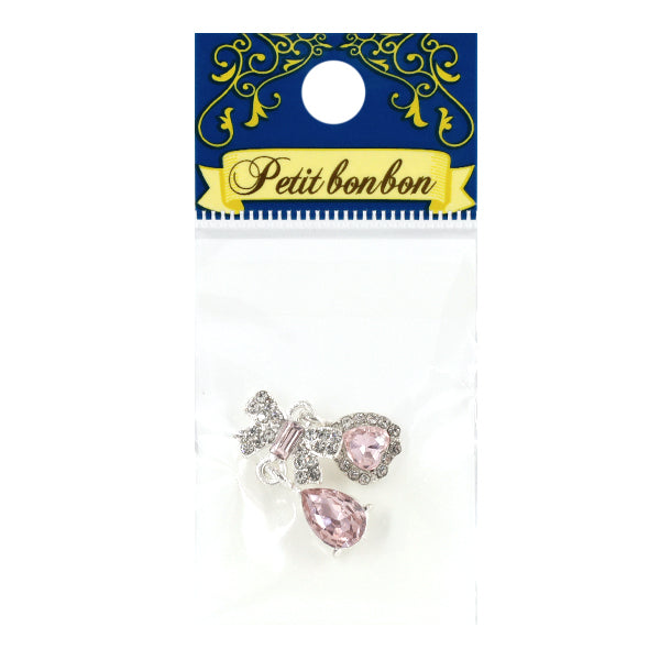 手芸パーツ 『ビジューデコパーツ プリンセス3 ピンク YN-13-06B』