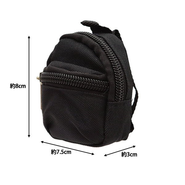 인형 용품 "인형 미니 배낭, 블랙 24-218" Amifa Amifa