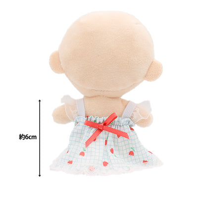 ぬいぐるみ衣装 『花柄ワンピース ホワイト×ピンク Sサイズ 25-004』 amifa アミファ