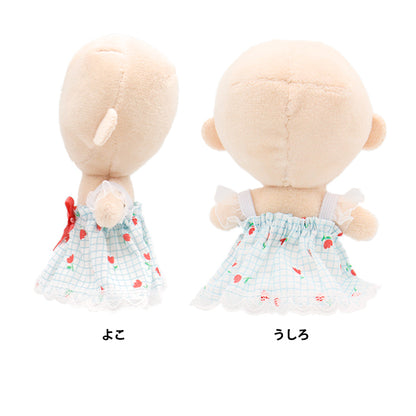 ぬいぐるみ衣装 『花柄ワンピース ホワイト×ピンク Sサイズ 25-004』 amifa アミファ