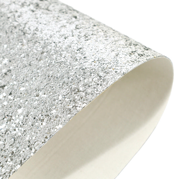 生地 『グリッターシート カットクロス A4×3枚入り シルバー GLI-08』