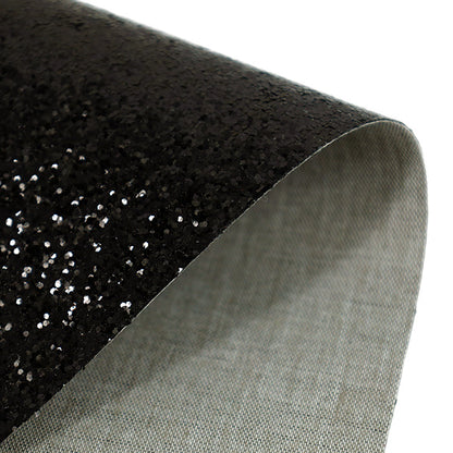 生地 『グリッターシート カットクロス A4×3枚入り ブラック GLI-09』