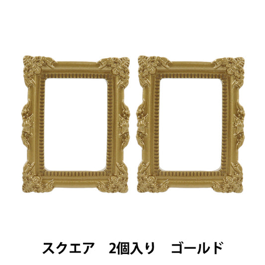 수예부품 "데코 부품 프레임 스퀘어 골드 T415"